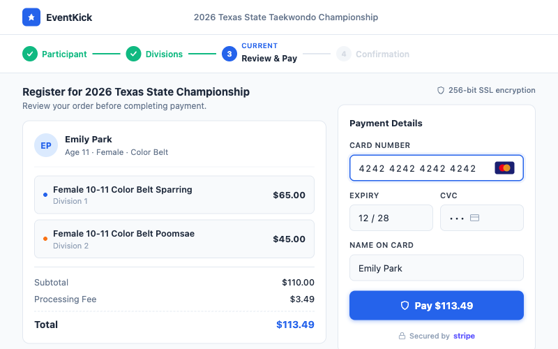 Effortless Registration & Payment